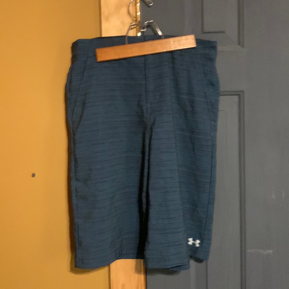 blue under armour shorts
